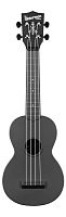 WATERMAN by KALA KA-SWB-BK Matte Black Soprano Ukulele